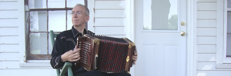 Gerard Dole playing accordion