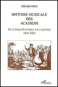 Histoire Musicale des Acadiens, book cover